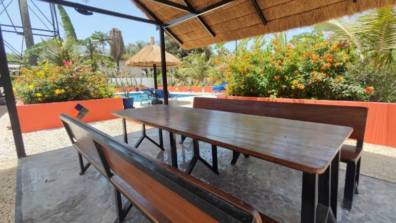 location bungalow meublé avec 2 chambres longue durée à Cap Skirring Sénégal